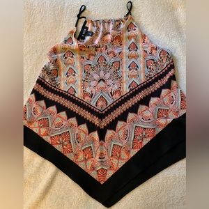 NWT A Byer floral print tank -M